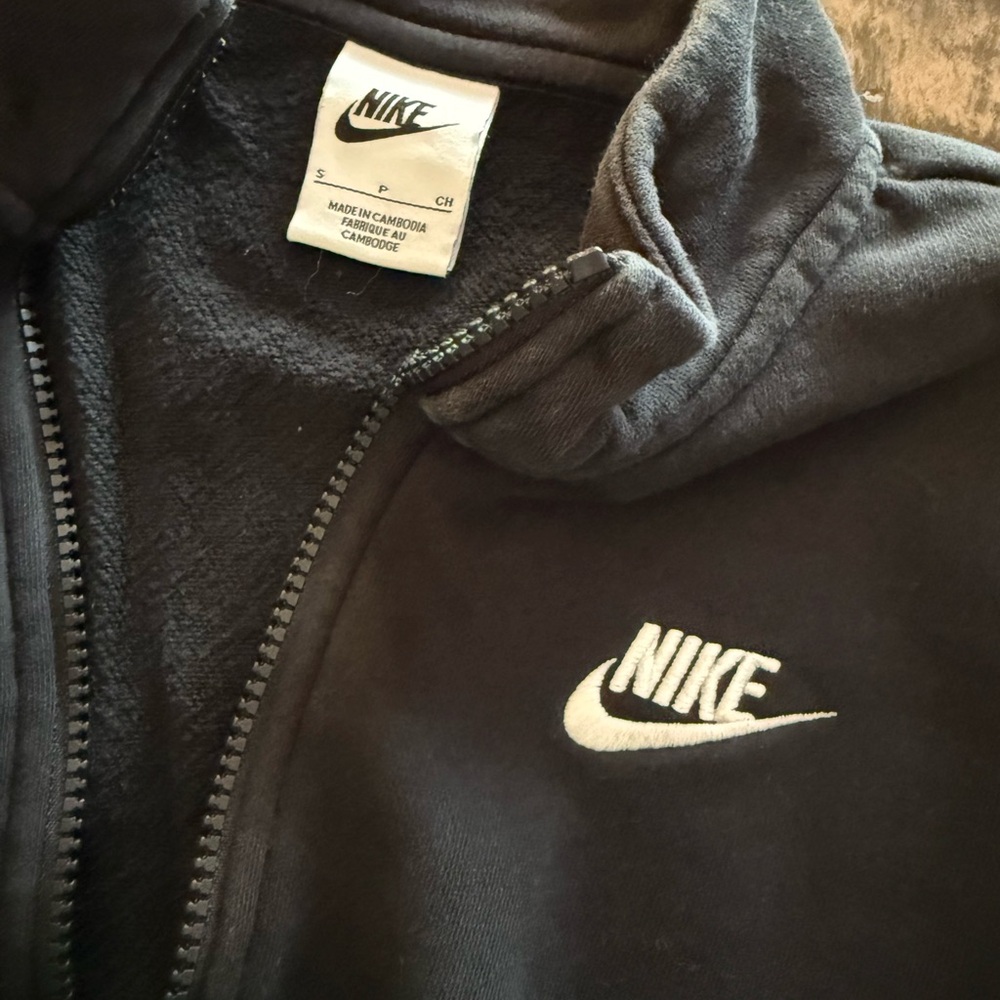 Nike Black Zip-Up Fleece